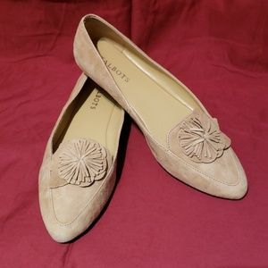 Suede flats